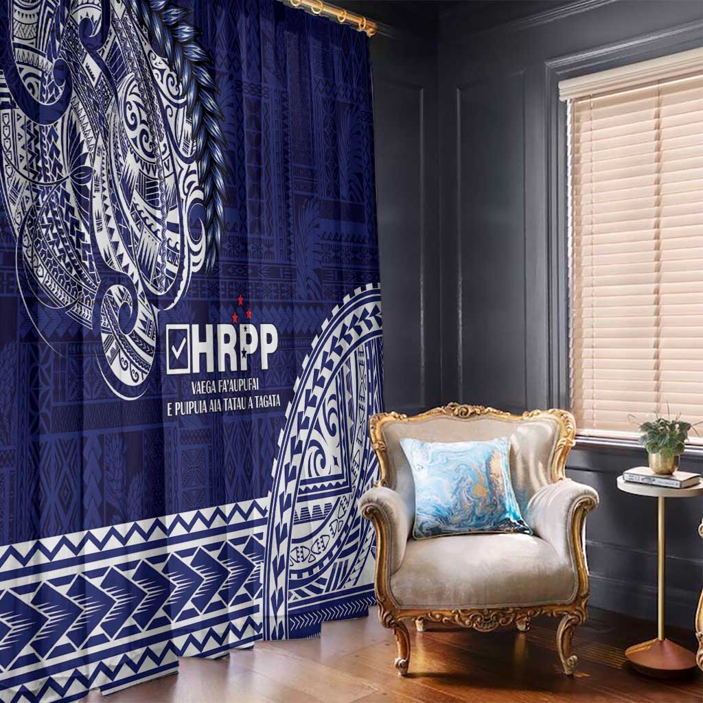 Samoa HRPP Window Curtain Samoan Motif Patterns - Polynesian Pride