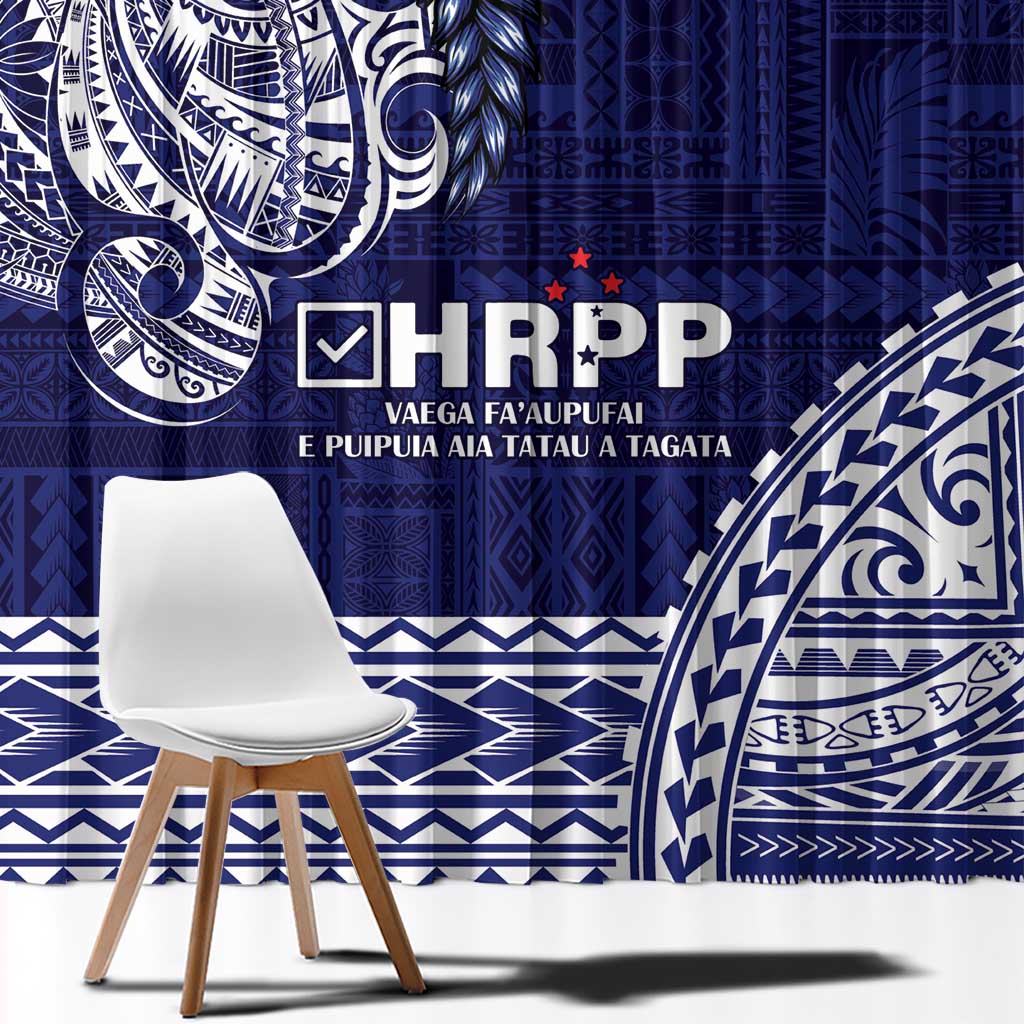 Samoa HRPP Window Curtain Samoan Motif Patterns - Polynesian Pride