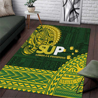Samoa SUP Area Rug Samoan Motif Patterns - Polynesian Pride