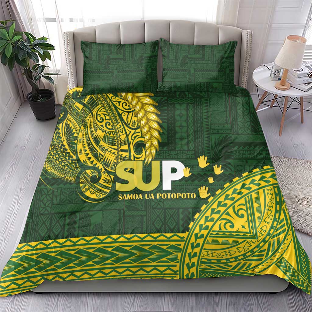 Samoa SUP Bedding Set Samoan Motif Patterns - Polynesian Pride