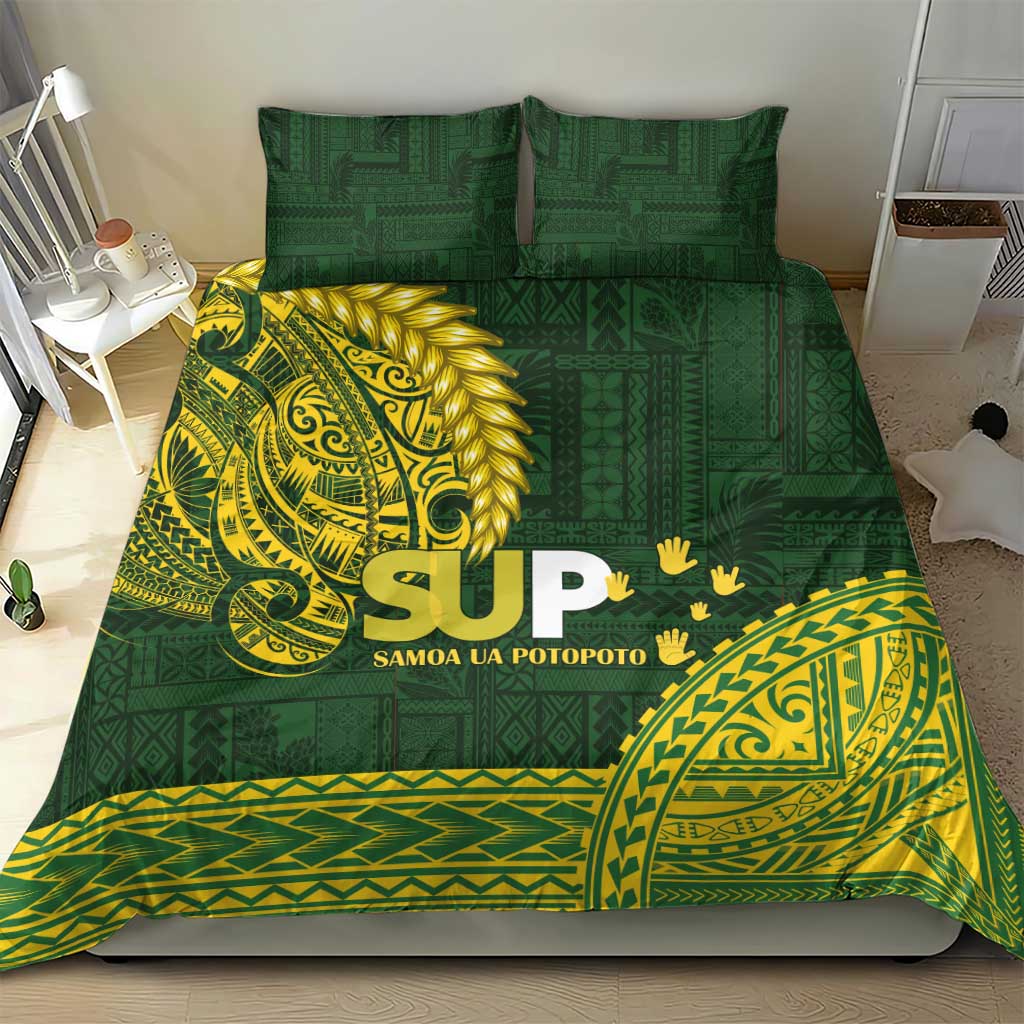Samoa SUP Bedding Set Samoan Motif Patterns - Polynesian Pride