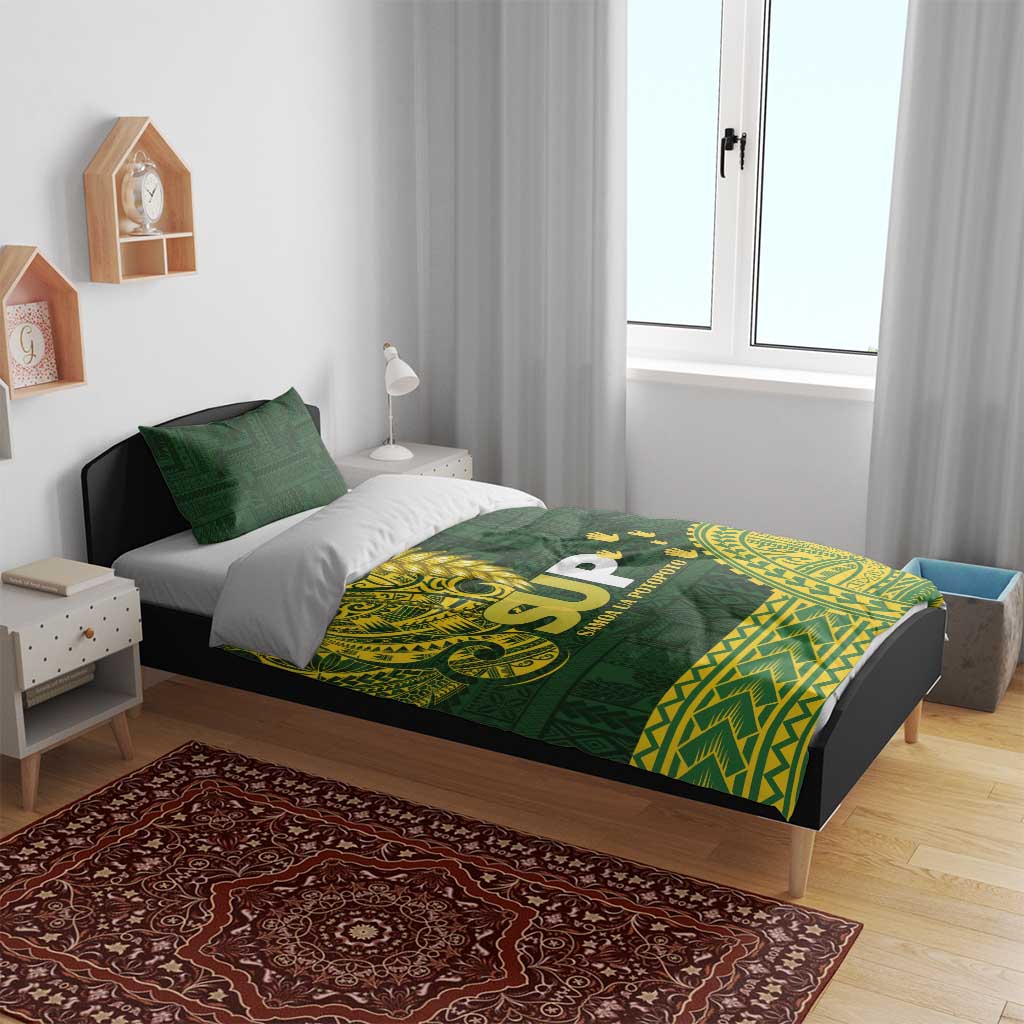 Samoa SUP Bedding Set Samoan Motif Patterns - Polynesian Pride