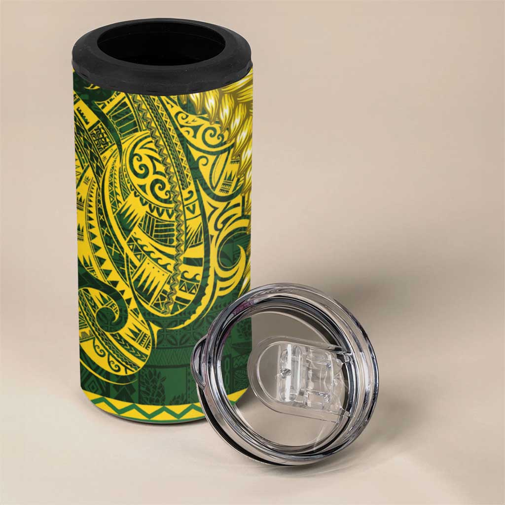 Samoa SUP 4 in 1 Can Cooler Tumbler Samoan Motif Patterns - Polynesian Pride