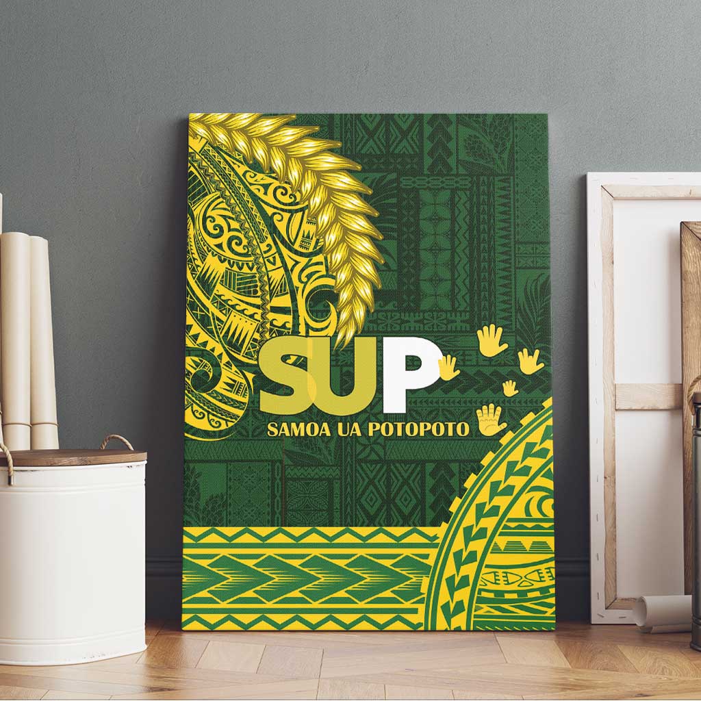 Samoa SUP Canvas Wall Art Samoan Motif Patterns - Polynesian Pride