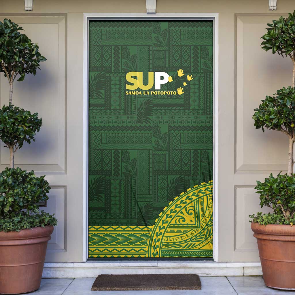 Samoa SUP Door Cover Samoan Motif Patterns - Polynesian Pride