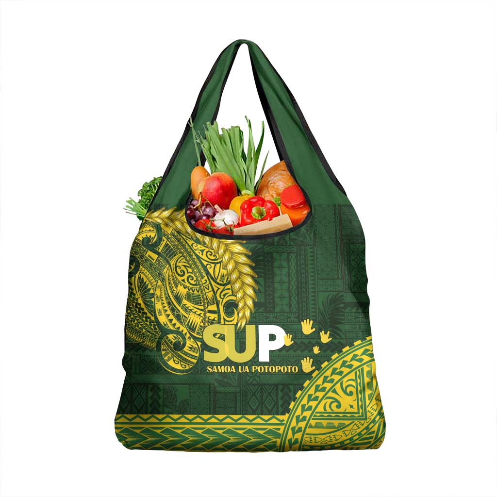 Samoa SUP Grocery Bag Samoan Motif Patterns - Polynesian Pride