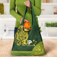 Samoa SUP Grocery Bag Samoan Motif Patterns - Polynesian Pride