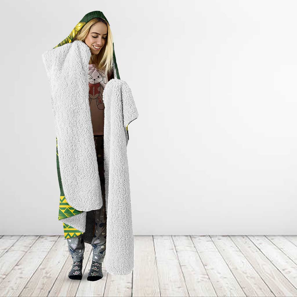 Samoa SUP Hooded Blanket Samoan Motif Patterns - Polynesian Pride