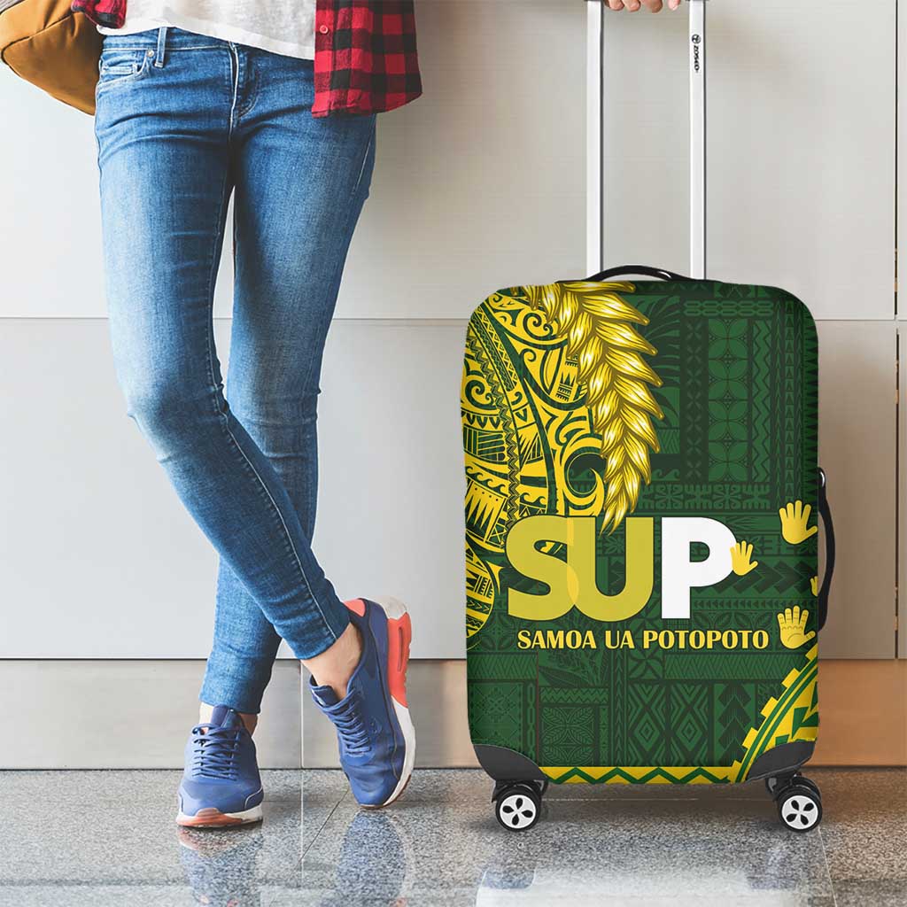 Samoa SUP Luggage Cover Samoan Motif Patterns - Polynesian Pride