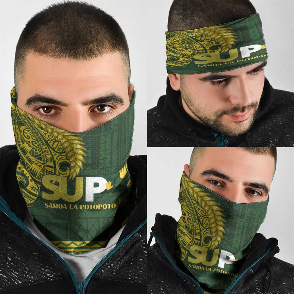 Samoa SUP Neck Gaiter Samoan Motif Patterns - Polynesian Pride