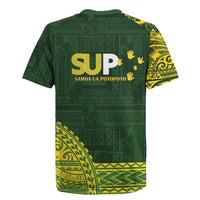 Samoa SUP Rugby Jersey Samoan Motif Patterns - Polynesian Pride