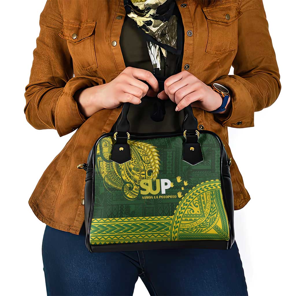 Samoa SUP Shoulder Handbag Samoan Motif Patterns - Polynesian Pride