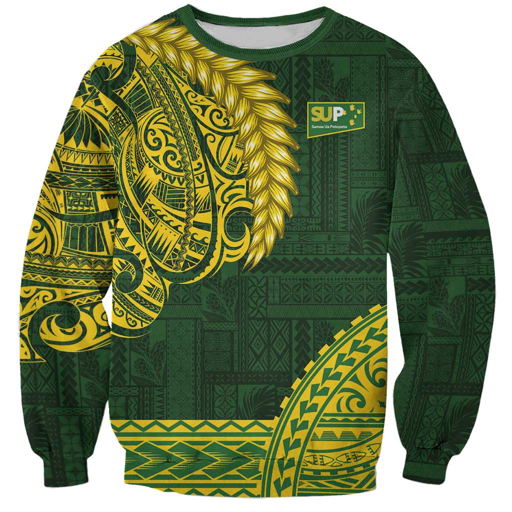 Samoa SUP Sweatshirt Samoan Motif Patterns - Polynesian Pride