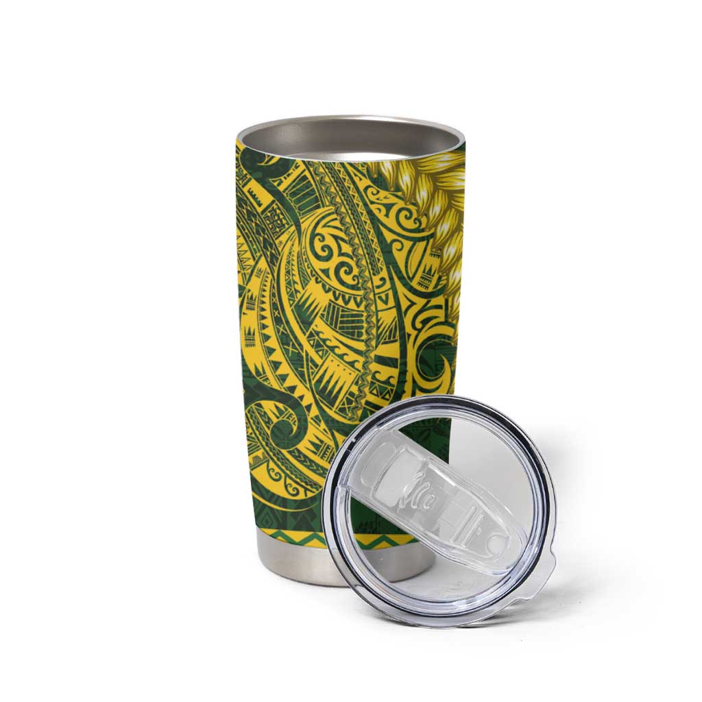 Samoa SUP Tumbler Cup Samoan Motif Patterns - Polynesian Pride