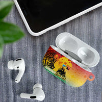 Personalised Torba PNG Day AirPods Case Oro Tapa Pattern - Polynesian Pride