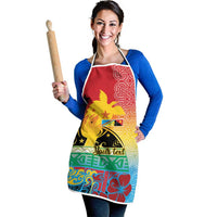 Personalised Torba PNG Day Apron Oro Tapa Pattern - Polynesian Pride