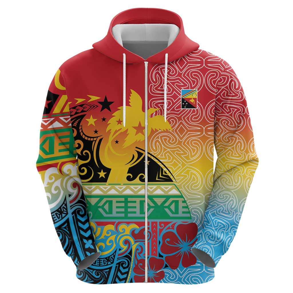 Personalised Torba PNG Day Hoodie Oro Tapa Pattern - Polynesian Pride
