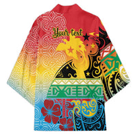 Personalised Torba PNG Day Kimono Oro Tapa Pattern - Polynesian Pride