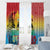 Personalised Torba PNG Day Window Curtain Oro Tapa Pattern - Polynesian Pride