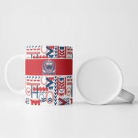 Samoan Warrior Island Heritage Ceramic Mug Ocean Island Geometry Red Style LT9 - Polynesian Pride
