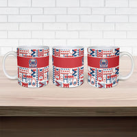Samoan Warrior Island Heritage Ceramic Mug Ocean Island Geometry Red Style LT9 - Polynesian Pride