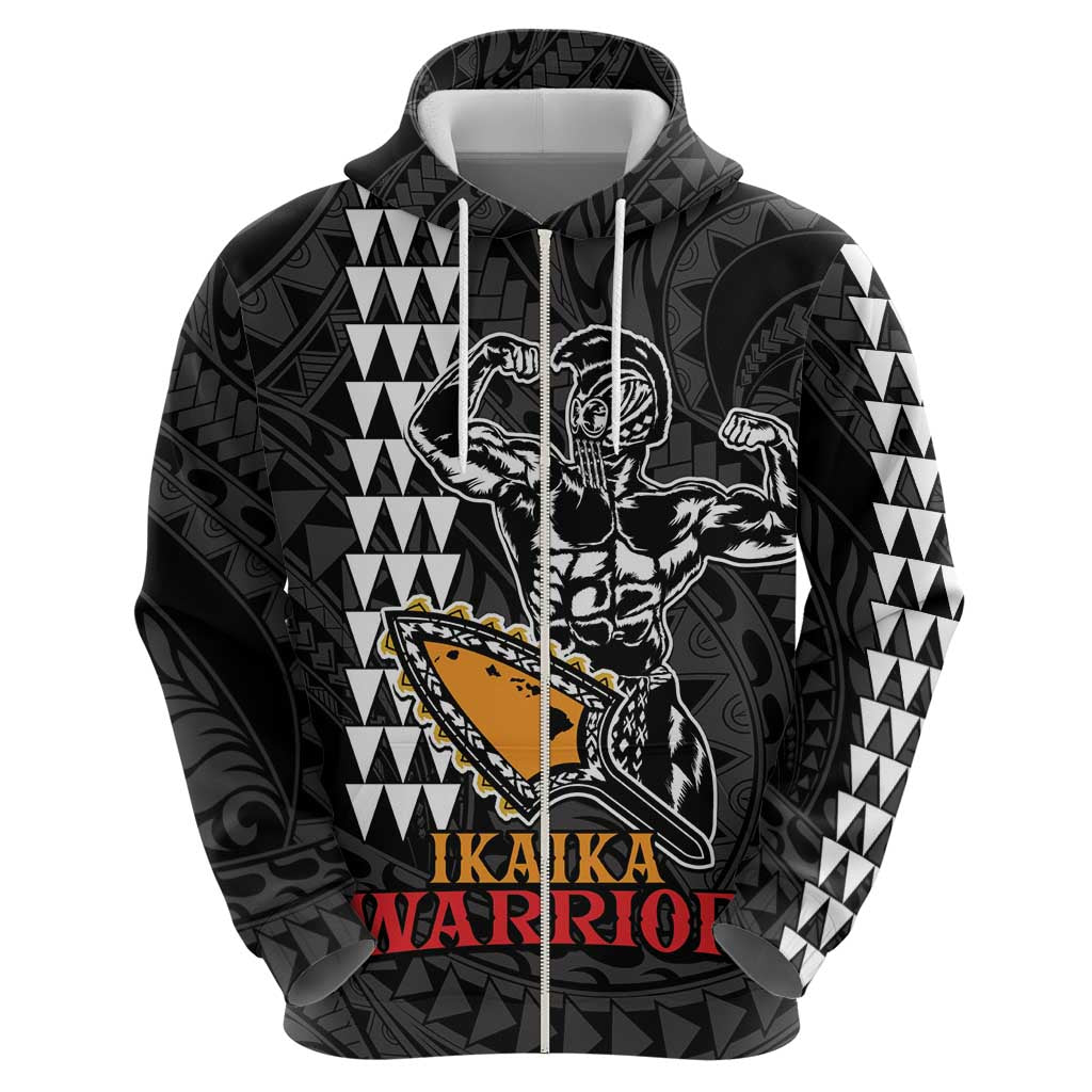 Aloha Spirit Ikaika Warrior Helmet Zip Hoodie