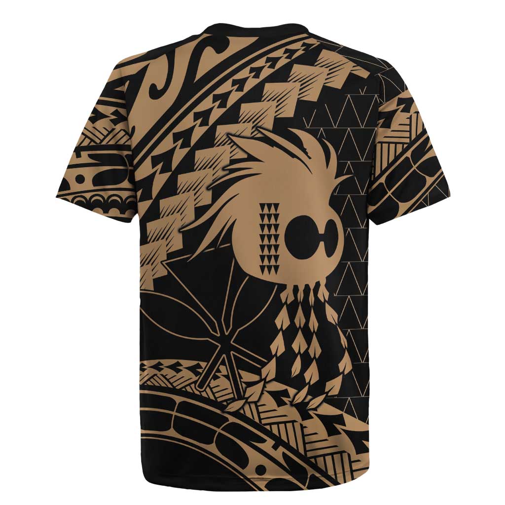 Ikaika Hawaiian Mythic Koa Tribal Warrior Rugby Jersey