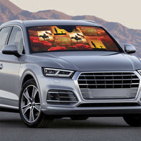 ANZAC Day Film Reel Lest We Forget Auto Sun Shade Australia NZ Memorial LT9 - Polynesian Pride