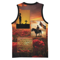 ANZAC Day Film Reel Lest We Forget Basketball Jersey Australia NZ Memorial
