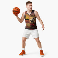 ANZAC Day Film Reel Lest We Forget Basketball Jersey Australia NZ Memorial