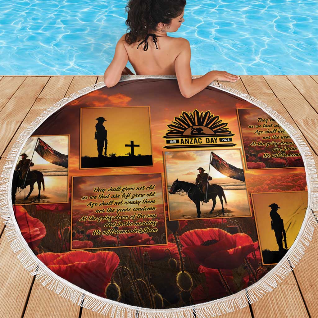 ANZAC Day Film Reel Lest We Forget Beach Blanket Australia NZ Memorial LT9 - Polynesian Pride