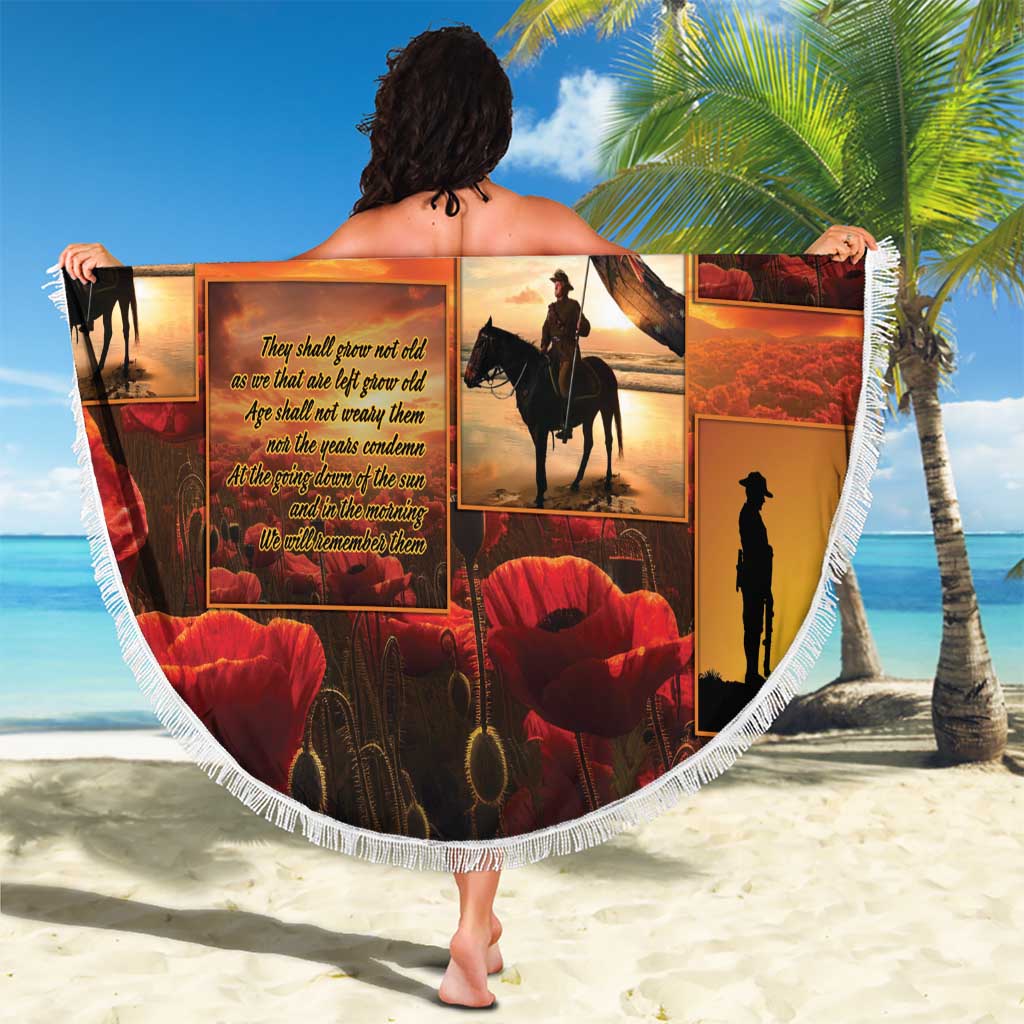 ANZAC Day Film Reel Lest We Forget Beach Blanket Australia NZ Memorial LT9 - Polynesian Pride