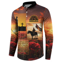 ANZAC Day Film Reel Lest We Forget Button Sweatshirt Australia NZ Memorial