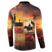 ANZAC Day Film Reel Lest We Forget Button Sweatshirt Australia NZ Memorial