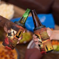 ANZAC Day Film Reel Lest We Forget 4 in 1 Can Cooler Tumbler Australia NZ Memorial