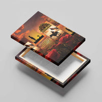 ANZAC Day Film Reel Lest We Forget Canvas Wall Art Australia NZ Memorial LT9 - Polynesian Pride