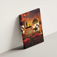 ANZAC Day Film Reel Lest We Forget Canvas Wall Art Australia NZ Memorial LT9 - Polynesian Pride