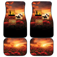 ANZAC Day Film Reel Lest We Forget Car Mats Australia NZ Memorial LT9 - Polynesian Pride
