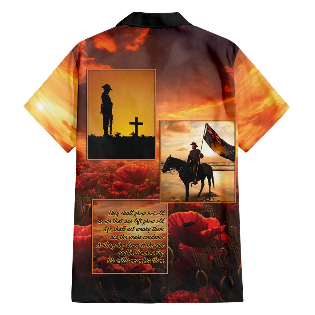 ANZAC Day Film Reel Lest We Forget Family Matching Mermaid Dress and Hawaiian Shirt Australia NZ Memorial LT9 - Polynesian Pride