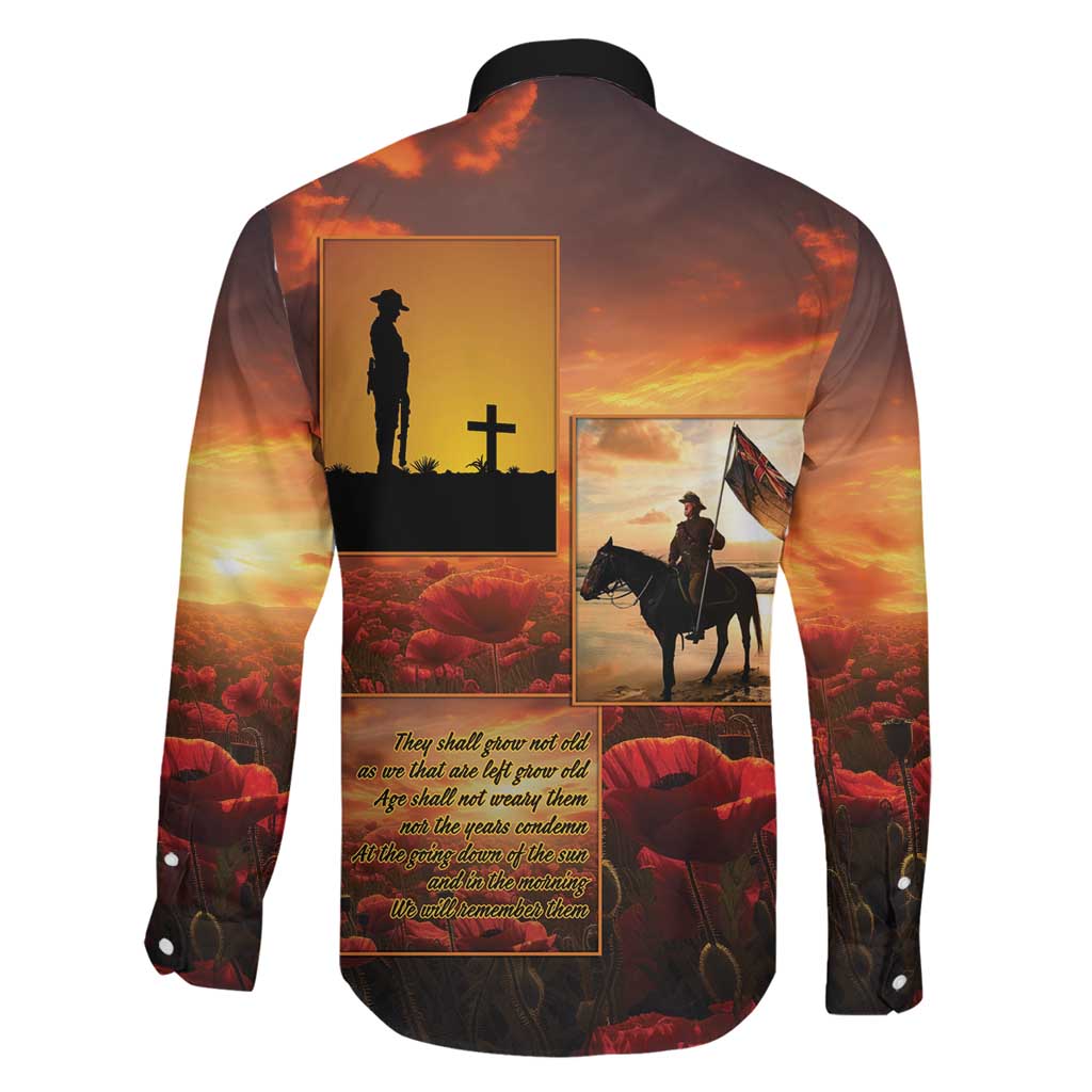 ANZAC Day Film Reel Lest We Forget Family Matching Puletasi and Hawaiian Shirt Australia NZ Memorial LT9 - Polynesian Pride