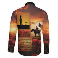 ANZAC Day Film Reel Lest We Forget Family Matching Puletasi and Hawaiian Shirt Australia NZ Memorial LT9 - Polynesian Pride