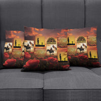 ANZAC Day Film Reel Lest We Forget Pillow Cover Australia NZ Memorial