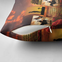 ANZAC Day Film Reel Lest We Forget Pillow Cover Australia NZ Memorial