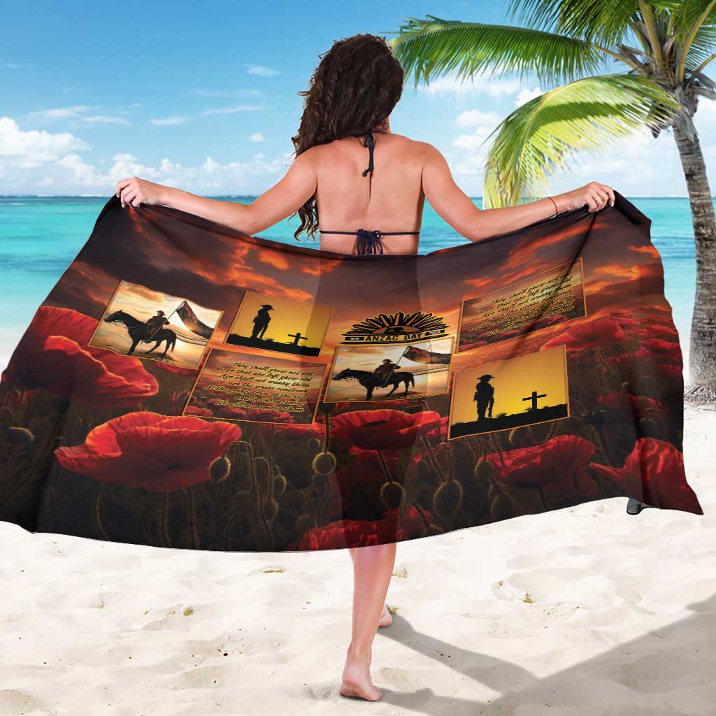 ANZAC Day Film Reel Lest We Forget Sarong Australia NZ Memorial