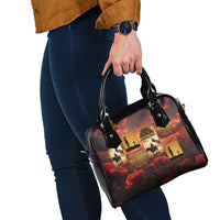 ANZAC Day Film Reel Lest We Forget Shoulder Handbag Australia NZ Memorial