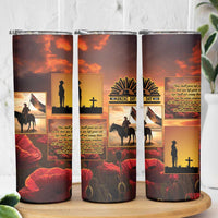 ANZAC Day Film Reel Lest We Forget Skinny Tumbler Australia NZ Memorial