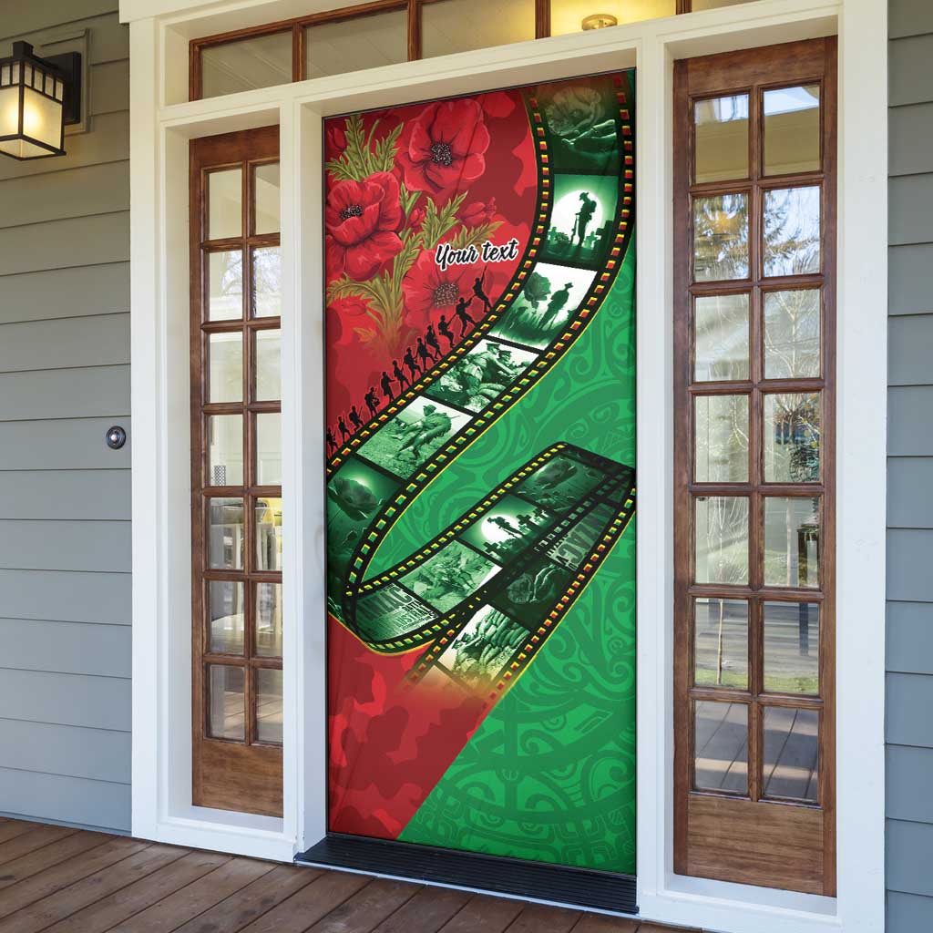 Personalised Cook Islands ANZAC 1915-2026 Filmstrip Door Cover Lest We Forget 25 April LT9 - Polynesian Pride