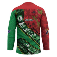 Personalised Cook Islands ANZAC 1915-2026 Filmstrip Hockey Jersey Lest We Forget 25 April