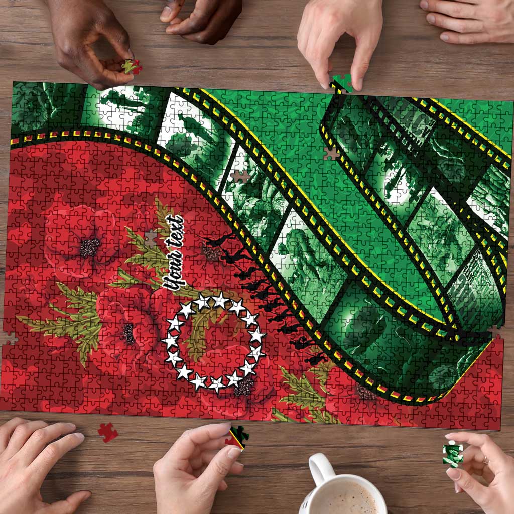 Personalised Cook Islands ANZAC 1915-2026 Filmstrip Puzzle Lest We Forget 25 April