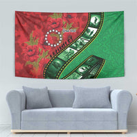 Personalised Cook Islands ANZAC 1915-2026 Filmstrip Tapestry Lest We Forget 25 April